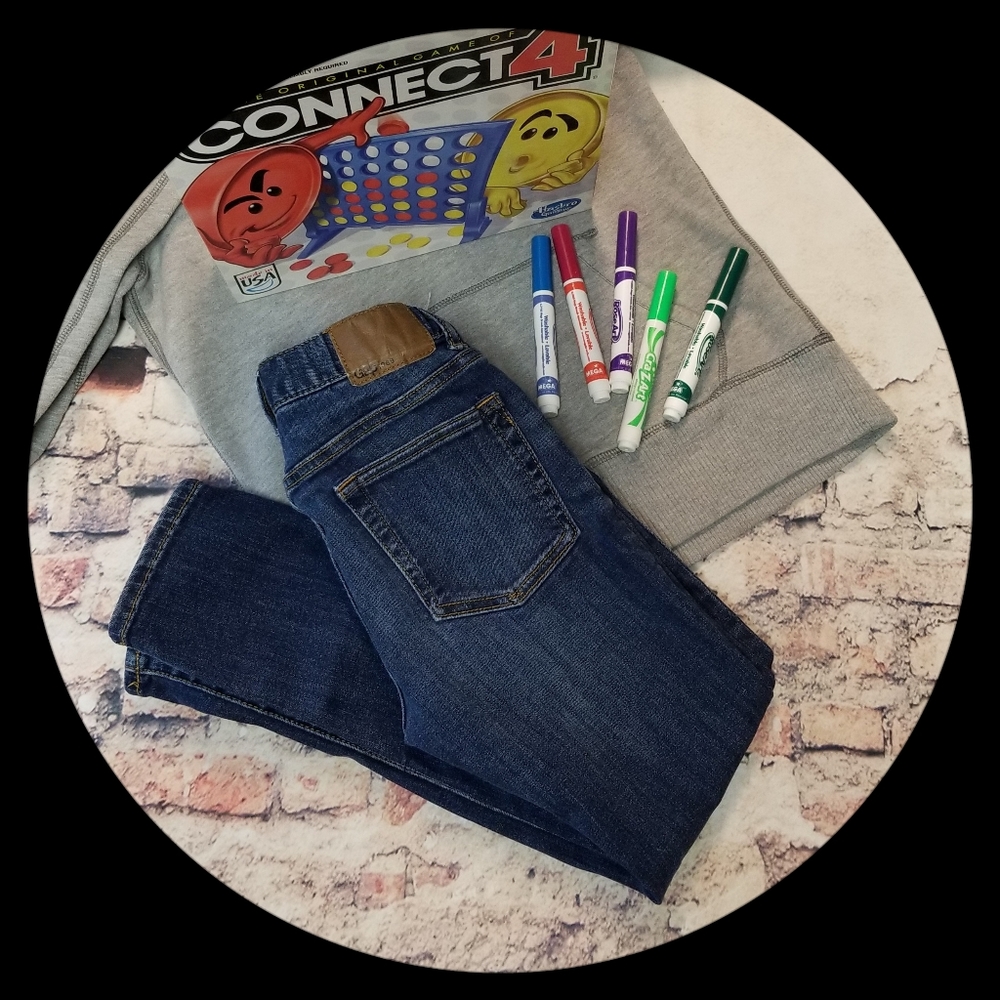 Gap 1969 Boys Dark Wash Jeans sz 8 skinny